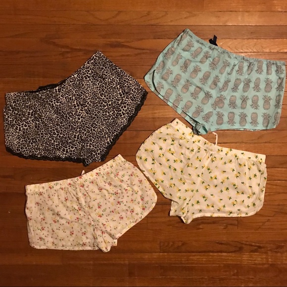 Victoria Secret lot of 8 pajama shorts bottoms Lg